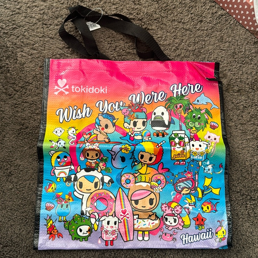 Tokidoki Aloha Collection Vinyl tote bag (NEW)